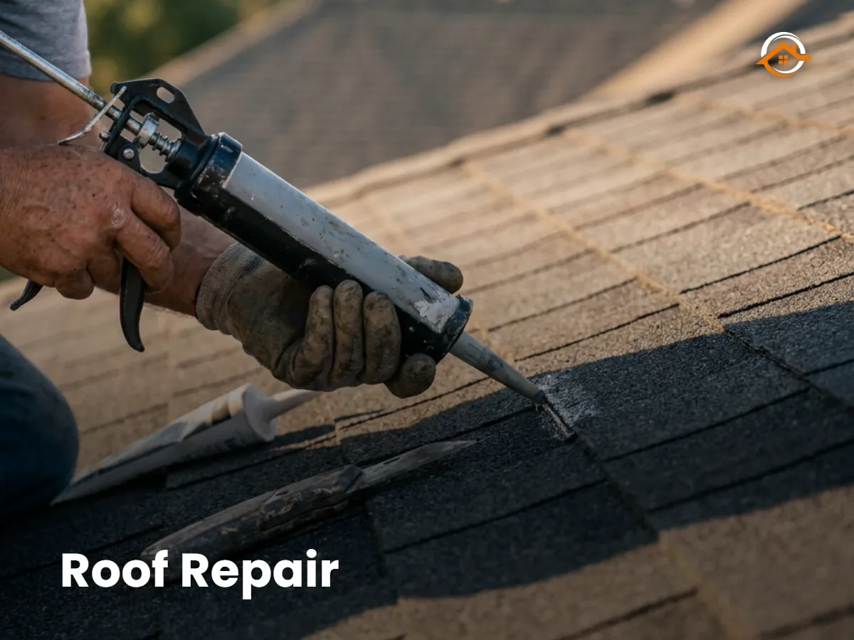 Tampa Roofing Direct repairing a shingle roof
